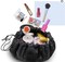 Drawstring Makeup Storage Bag Women Portable Travel Black Large Capacity Portables Handbag Storage-Bags Trendy